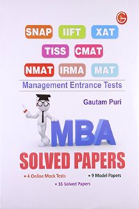 Management Entrance Tests Mba Solved Papers