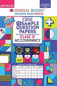Oswaal CBSE Sample Question Paper Class 12 Accountancy Book (For Term I Nov-Dec 2021 Exam)