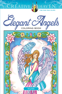 Creative Haven Elegant Angels Coloring Book