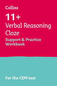 Collins 11+ - 11+ Verbal Reasoning Cloze Support and Practice Workbook