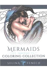 Mermaids - Calm Ocean Coloring Collection