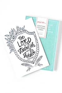 Scripture Coloring Cards