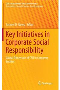 Key Initiatives in Corporate Social Responsibility