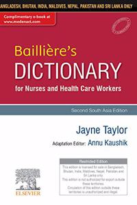 Bailliere's Nurses' Dictionary for Nurses and Health Care Workers: Second South Asia Edition