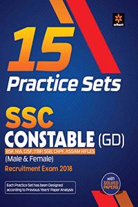 15 Practice Sets SSC Constable (GD) 2018 (Old edition)