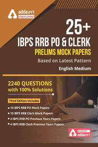 25+ IBPS RRB Mock Papers for PO & Clerk Book