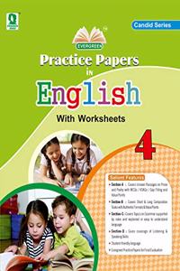 Evergreen CBSE Practice Paper in English with Worksheets: (CLASS 4 )