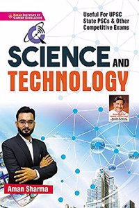 Kiran Science And Technology Useful For UPSC ,State PSCs and Other Competitive Exams(English Medium)(3542)