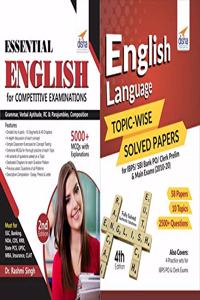 English Language Guide with Past 11 Year Solved Papers for SBI/ IBPS Bank Clerk/ PO/ RRB/ RBI Exams