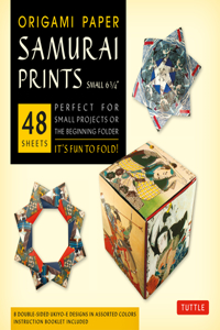 Origami Paper - Samurai Prints - Small 6 3/4 - 48 Sheets