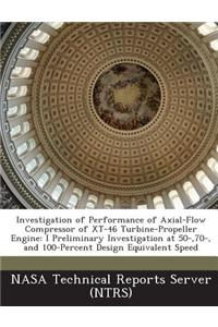 Investigation of Performance of Axial-Flow Compressor of XT-46 Turbine-Propeller Engine