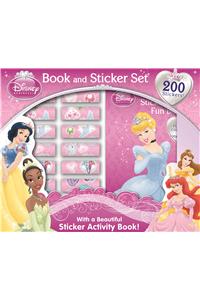 Disney Princess 200 Sticker Book Box