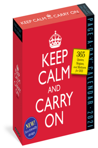 2021 Keep Calm and Carry on Page-A-Day Calendar