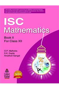 S. Chand's ISC Mathematics Book II for Class XII