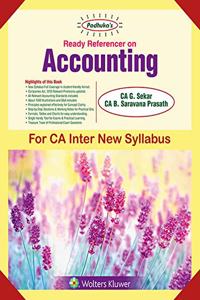 Padhuka's Ready Referencer On Accounting (IPC - New Syllabus): For CA Inter/IPCC New Syllabus -for May 2019 Exams