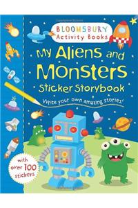 My Aliens and Monsters Sticker Storybook