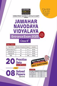 Examcart Jawahar Navodaya Vidyalaya (Jnv) Class 6 Practice Sets for Entrance Exam 2025