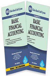 Taxmann's Basic Financial Accounting (Choice Based Credit System) (Set of 2 Volumes) | 7th Edition | December 2020