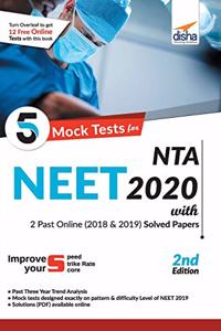 5 Mock Tests for NTA NEET 2020 with 2018 & 2019 Question Papers - 2nd Edition