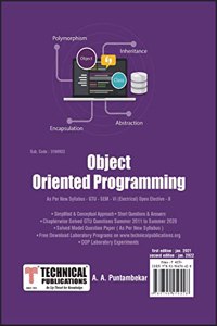 Object Oriented Programming for GTU 18 Course (VI- Electrical /Prof. Elec.-II - 3160922)