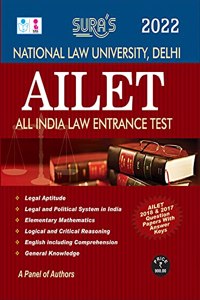 SURA`S AILET(ALL India Law Entrance Test) Law Entrance Exam Books - Latest Edition 2022