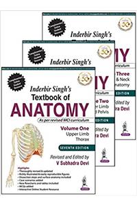 Inderbir Singh's Textbook of Anatomy (3 Volumes)