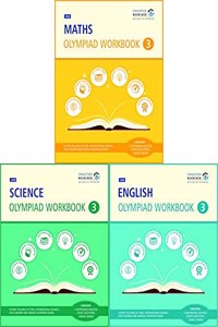 SBB Maths, Science and English Olympiad Workbook Combo - Class 3