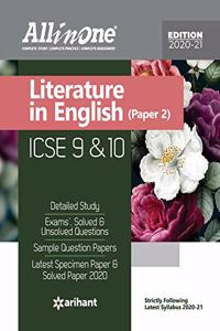 All in One ICSE Literature In English Class 9 and 10 Paper 1 2020-21