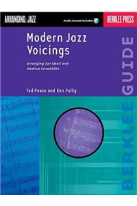 Modern Jazz Voicings Arranging for Small and Medium Ensembles (Book/Online Audio)