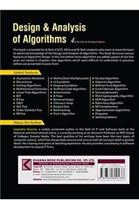 Design & Analysis of Algorithms