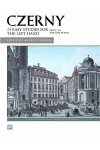 Czerny, 24 Studies for the Left Hand, Op. 718