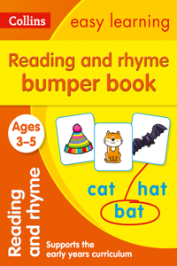 Collins Easy Learning Preschool - Reading and Rhyme Bumper Book Ages 3-5