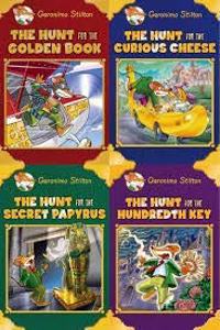 GERONIMO STILTON: THE HUNT SERIES SET OF BOX (4 BOOKS)