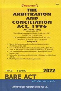 Commercial's The Arbitration and Conciliation Act, 1996 - 2022/edition