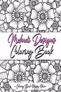 Mehndi Design Coloring Book