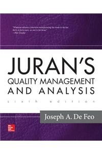 Juran's Quality Management and Analysis