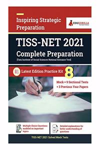 TISS NET 2020 - 15 Full-length Mock Tests + previous year paper - Complete Practice Kit