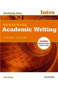 Effective Academic Writing, Intro