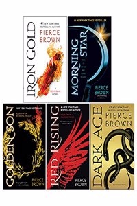 The Red Rising Series Collection 5 Books Set By Pierce Brown (Red Rising, Golden Son, Morning Star, Iron Gold, Dark Age)