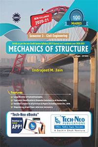 Mechanics of Structure (Second Year Civil Branch 100 marks Exam Books ( SPPU University New Syllabus 2020 Course )