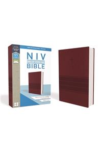 NIV, Value Thinline Bible, Imitation Leather, Burgundy