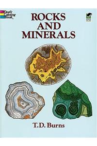 Rocks and Minerals Colouring Book