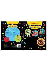Disney Pixar Black Paper Colouring