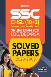 SSC CHSL (10+2) Solved Papers Combined Higher Secondary 2021