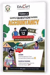 Educart Accountancy CBSE Term 2 Class 12 Sample Papers (Exclusively for 23rd May 2022 Exam)
