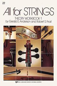 All for Strings Theory Workbook 1 Violin