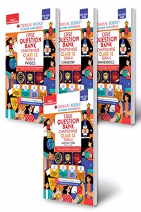 Oswaal CBSE Question Bank Chapterwise For Term 2, Class 12 (Set of 4 Books) English Core, Physics, Chemistry & Math (For 2022 Exam)