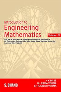 Introduction to Engineering Mathematics - Volume IV [APJAKTU]