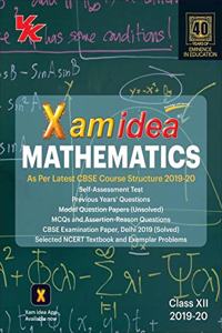 Xam Idea Mathematics for CBSE Class 12- 2020 Exam
