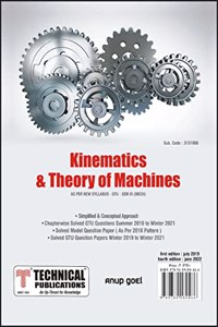 Kinematics and Theory of Machine for GTU 18 Course (III - Mech. - 3131906)